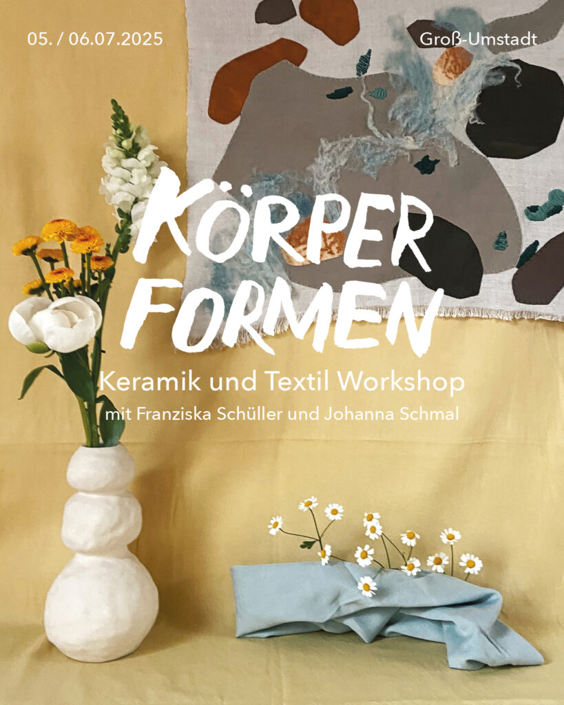 Workshop töpfern, färben, nähen